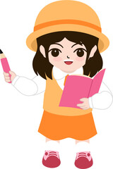 kindergarten student wearing uniform