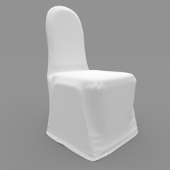 3d render Banquet Chair design element Furniture