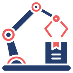 Machinery glyph color icon