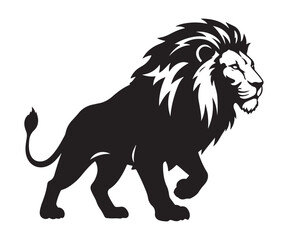 Obraz premium Lion outline vector design