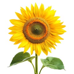 Obraz premium Sunflower isolated on white background