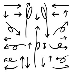 くるくる回転まわる矢印セット