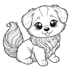 Cute Dog Illustration