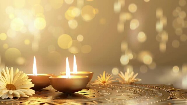 diwali candle light video motion