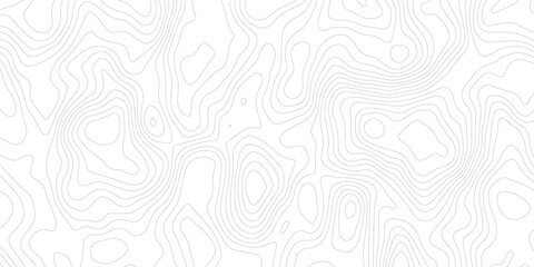 Topographic map, grid, texture, relief contour of terrain. Vector pattern background with mountains and flat land wavy line contours. Abstract monochrome topographic map, topography, cartography theme © jr graphics