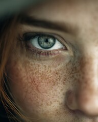 Obraz premium Focus on the distracted eyes, compared to the steady eyes and calm mind.