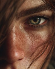 Focus on the distracted eyes, compared to the steady eyes and calm mind.