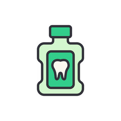 Minty Fresh Mouthwash For Oral Hygiene And Dental Health