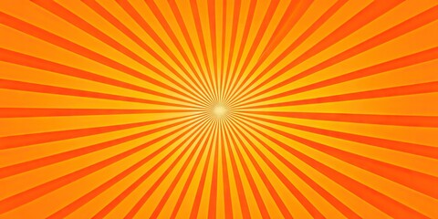 Sunlight abstract background. orange color burst background. Vector illustration. Sun beam ray sunburst pattern background. Retro bright backdrop. 