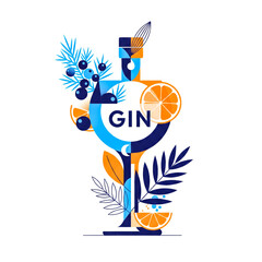 Refreshing Gin Elixir A Blend of Nature's Finest Selection