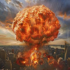 Exploding city
