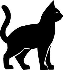black cat silhouette