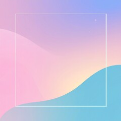 Trendy aesthetic elegant background frame.