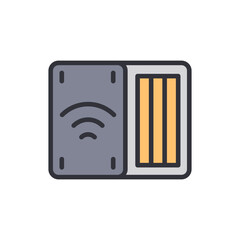 Modern Access Card Featuring Wireless Communication And Identification Method