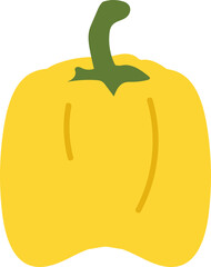 노랑 파프리카 일러스트
