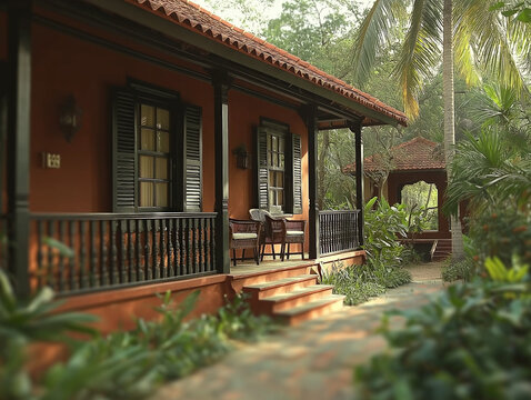 A detailed look at Kerta Gosa, showcasing its traditional architecture and surroundings