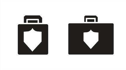 cyber security icon, eps 10 on white background, vector illustration.