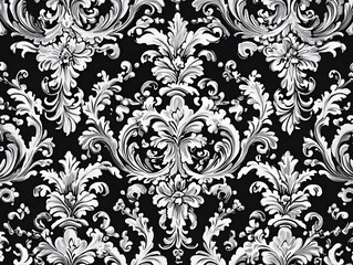 Fototapeta premium 4. Classic Victorian wallpaper pattern with rich detail