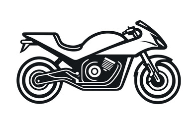 Obraz premium motorcycle icon cartoon illustration