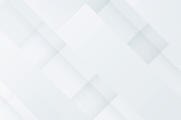 Abstract white background. Minimal geometric white light background with lines, abstract design.