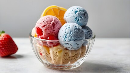 Fototapeta premium easter eggs in a bowl