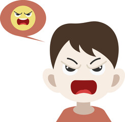 People Face With Emoticon Element