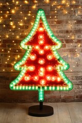 Illuminated Christmas tree