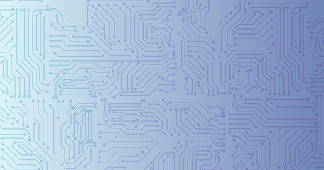 Circuit technology background with hi-tech digital data connection system and computer electronic design. Vector design.