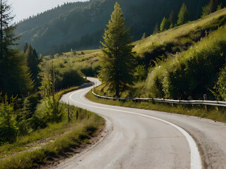 Fototapeta premium mountain road