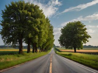 Fototapeta premium road in the forest