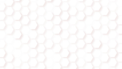 Abstract Hexagon white Background. Abstract Technology, Futuristic Digital Hi Tech Concept. Vector Illustration