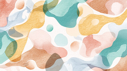 Abstract watercolor pattern for background and wallpaper design