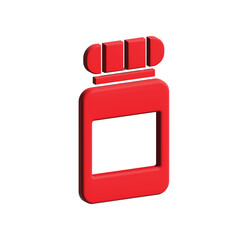 Medicine bottle icon design template