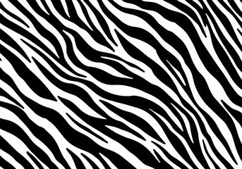Zebra stripes pattern in black and white diagonal view
