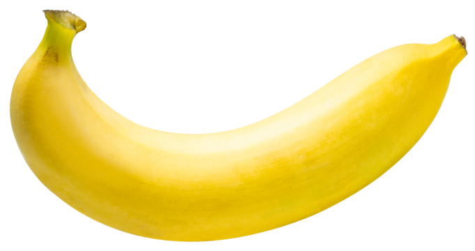 Fresh Banana peeled with Banana slice isolated on white background, Organic Banana on white background with work path PNG file.