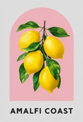 Fresh lemon and lime fruits with green leaves isolated on white background
