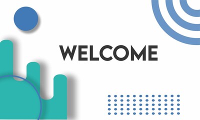 welcoem design concept , vektor background ilustrattion