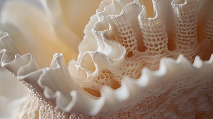 Captivating detail of a delicate sea coral echoing fragility and the ocean s art with intricate textures and soft