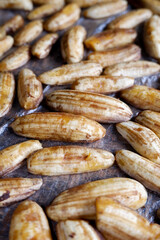 Bananas are dried to make them more durable