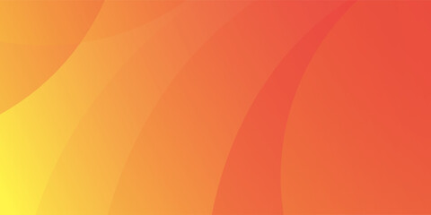 Minimal geometric background. Orange elements with fluid gradient. Dynamic shapes composition. Eps10 vector. modern illustration