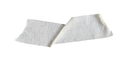 white glued paper tape isolated element