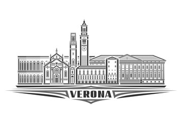 Vector illustration of Verona