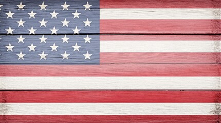 Naklejka premium Patriotic USA Background for Independence Day Promotions