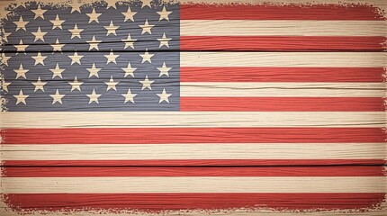 Fototapeta premium Patriotic USA Background for Independence Day Promotions