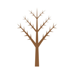 Stylized branch logo vector and symbol