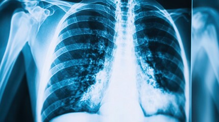 Ultra Sharp Chest X-ray Image with Clear Visibility