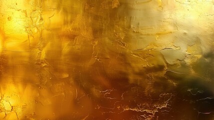 Elegant and luxurious golden texture with an artistic display of abstract patterns and shadows.