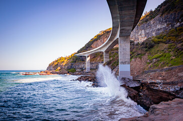 bridge over the beach