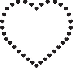 Love Icon in Minimal Style Flat Vector Design for Romantic Concepts