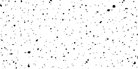 Seamless patern subtle black grunge speckle on white background. Distress grain abstract texture with grungy splash dirty repeated pattern. Backdrop with specks, grit, scratches, rough sand effect
